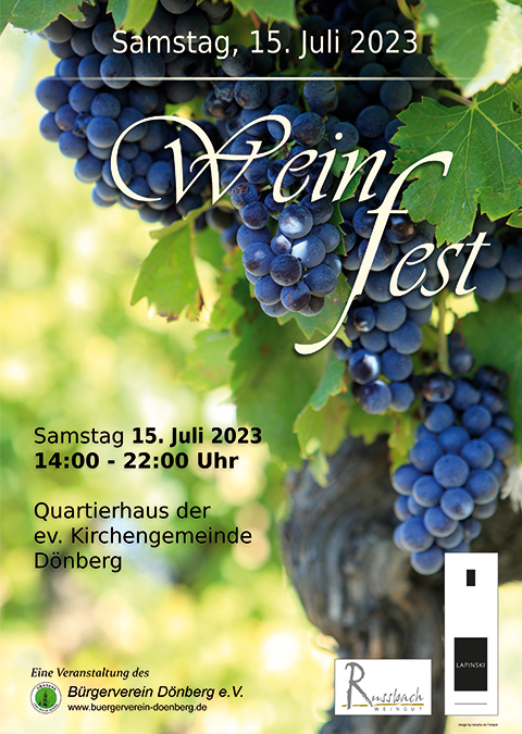 1. Dönberger Weinfest 2023