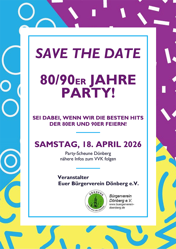 80/90er Jahre Party 2026